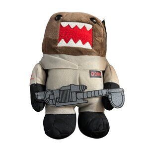 Domo Ghostbusters Plush Toy With Proton Pack 8" Collectible Brown & Beige